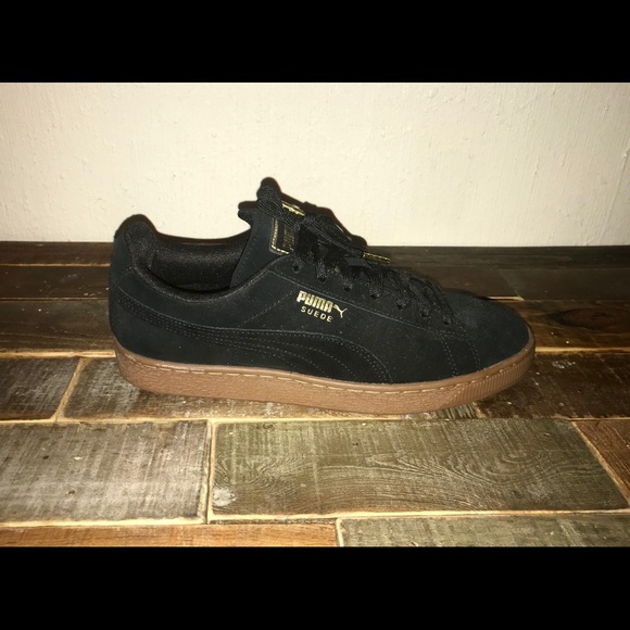 puma suede gum sole